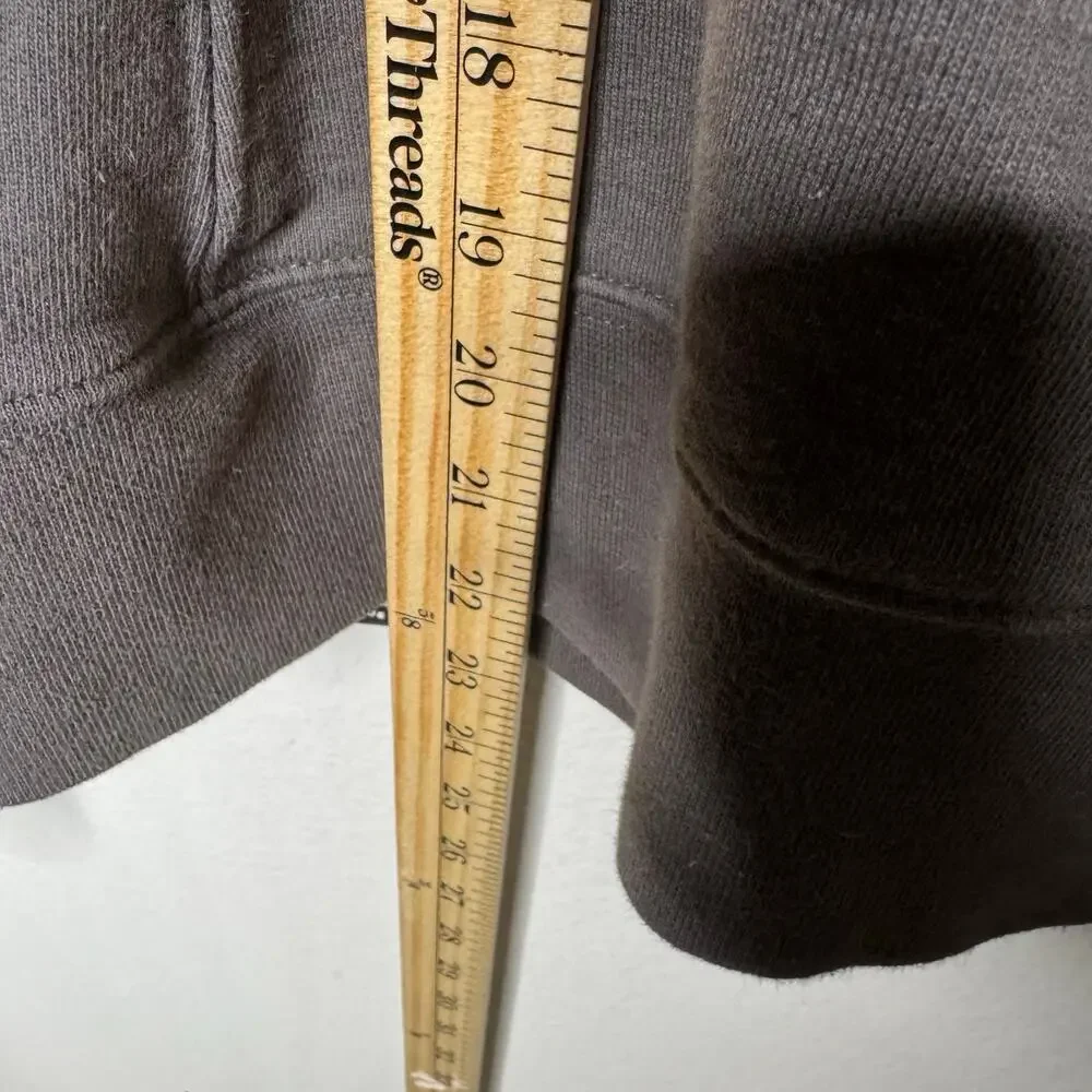 American Giant Women’s Full Button Jacket Gray Size‎ M 100% Cotton Made in USA